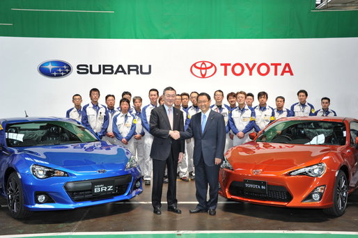 Toyota și-a crescut participația în Subaru  la 20%