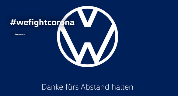 FOTO VW își schimbă din nou sigla: separă literele V de W, pentru a sugera „distanțarea socială”