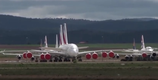 Companiile aeriene europene își parchează avioanele în Spania