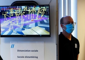 Compania feroviară belgiană Infrabel testează camere smart pentru a supraveghea dacă angajații poartă măști împotriva coronavirusului