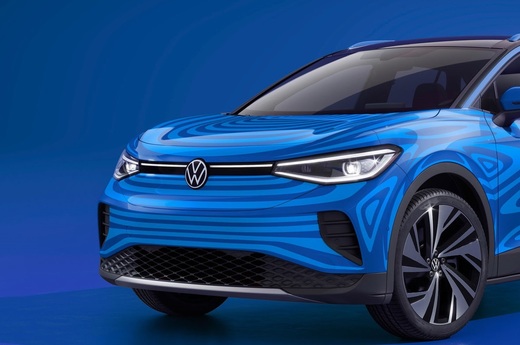 FOTO Al doilea model electric al VW, ID.4 - Crozz, dezvăluit fără camuflaj înainte de lansare