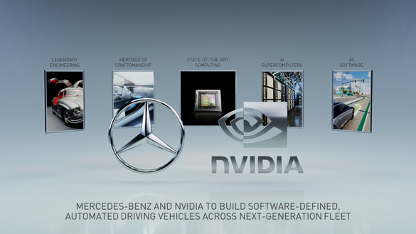 FOTO Viitoarea generație a mașinilor Mercedes va avea sistem de operare Nvidia, bazat pe noua platformă Orin