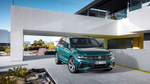 FOTO & VIDEO VW Tiguan, primul model care preia designul lui Golf 8