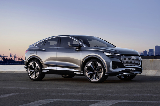 VIDEO & FOTO Audi Q4 Sportback e-tron Concept, ultimul pas înainte de apariția noului model electric de serie