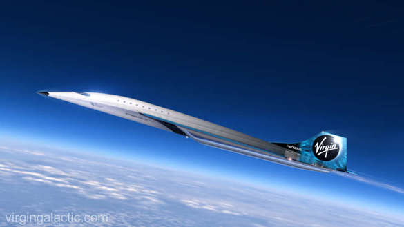 FOTO Compania Virgin Galactic vrea să construiască un avion supersonic