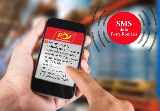 Poșta Română a extins serviciul de alertă prin SMS 
