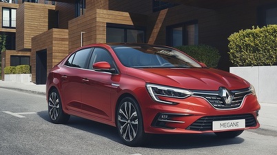 FOTO Renault a lansat Megane Sedan facelift, cu un nou motor și un interior mai rafinat