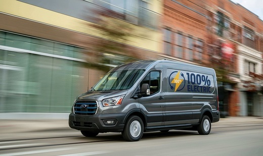 FOTO Ford E-Transit, prezentat în premieră, dar lansat în 2022