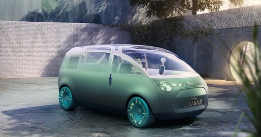 FOTO Mini ne propune automobilul virtual: Vision Urbanaut, o arhitectură inedită care amintește de VW Bulli