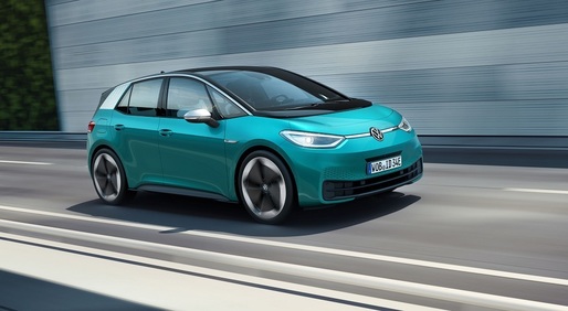 INFOGRAFIC VW ID.3, în premieră locul 1 la automobile electrice, în Europa. Dacia Sandero a ieșit din Top 10 al celor mai vândute mașini