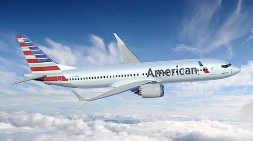 VIDEO American Airlines a efectuat o primă cursă cu un avion 737 MAX, cu jurnaliști la bord, pentru a crește încrederea în acesta