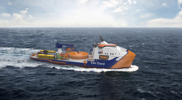 FOTO Vard Tulcea construiește un vas hibrid de instalare cabluri pentru olandezii de la Van Oord
