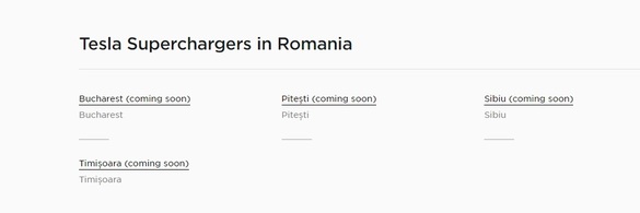 Tesla a extins lista orașelor din România în care urmează să deschidă Supercharger