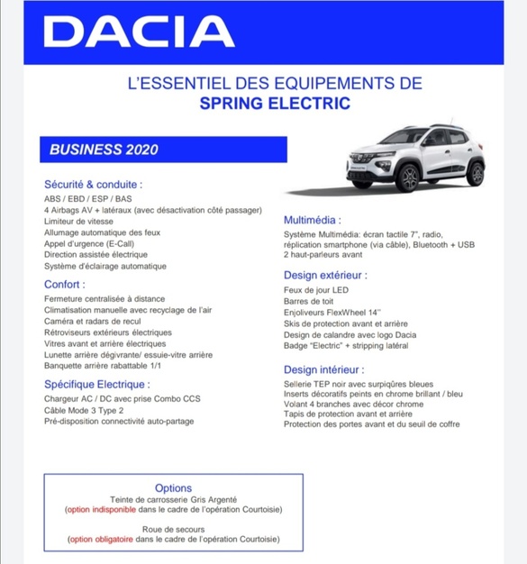 ULTIMA ORĂ Prețurile pentru Dacia Spring Electric, împreună cu lista de dotări pentru versiunile de echipare
