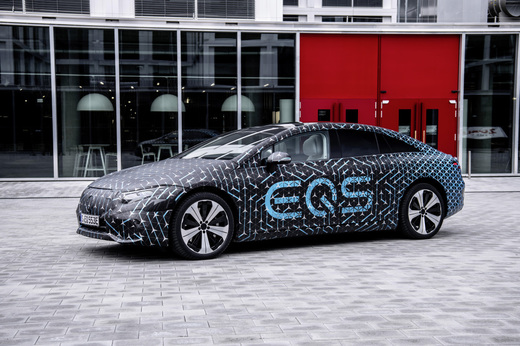 FOTO Primele date despre Mercedes EQS conturează premiera mondială din această lună