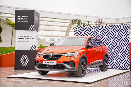 Renault deschide în România precomenzile pentru SUV-ul Arkana, exclusiv online. Prețuri speciale pentru primele 20 de mașini