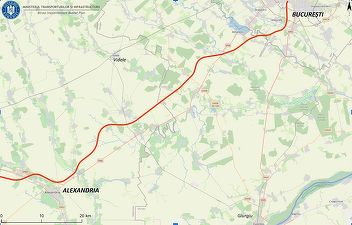 CNAIR a lansat licitația pentru proiectarea drumului de mare viteză București - Alexandria