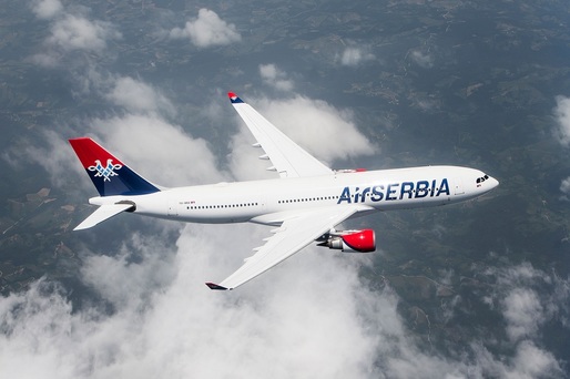 Air Serbia reia zborurile spre România, după o întrerupere de aproape 1 an