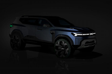 FOTO Primele imagini pe computer cu proiectul Duster 1310 de la Dacia, o versiune mai mică a lui Bigster