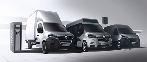 Renault va produce trei versiuni ale vanului Master propulsate cu hidrogen