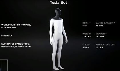 VIDEO După mașini electrice și rachete spațiale, Elon Musk vrea să construiască roboți humanoizi care să preia munca fizică
