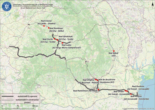Licitație pentru proiectarea a 12 noduri rutiere noi