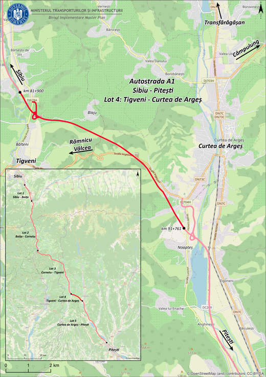 Licitație finalizată pe un alt tronson din autostrada A1 Sibiu - Pitești: Același constructor desemnat după contestații / „Facem treabă la minister, până la capăt, în ciuda unui premier ostil”