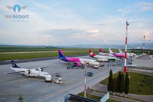 Aeroportul Iași a recuperat căderea din pandemie. Traficul de pasageri din ultima lună, la 90% la sută față acum doi ani