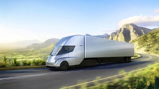 PepsiCo va primi în trimestrul patru primele camioane electrice Tesla din cele 100 comandate în 2017