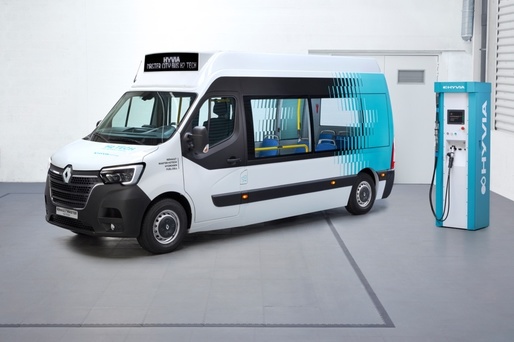 Renault lansează două noi vehicule cu hidrogen, un van și un microbuz