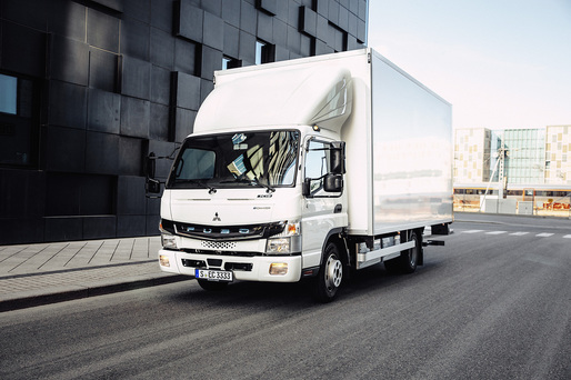 Daimler a ajuns la 300 de camioane electrice livrate, sub marca Fuso