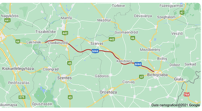 Ungaria intenționează să extindă drumul expres M44 spre România