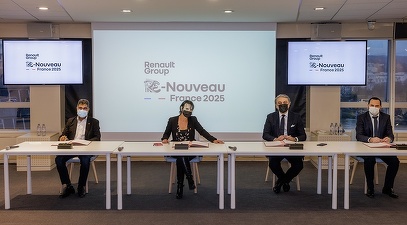 Renault - acord cu sindicatele pentru 1.700 de concedieri. A fost stabilit planul de producție pentru 9 modele noi