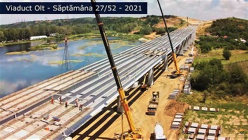VIDEO Cum arată cel mai lung viaduct din România