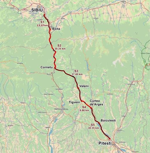 Autostrada Sibiu - Pitești: Contestație „foarte dură” pe Secțiunea 3. Se cere suspendarea licitației din cauza problemelor din documentație. „Practic, ni se arată de ce nu vom circula pe toată autostrada mai devreme de 10 ani”
