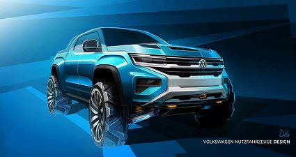 FOTO Volkswagen a publicat primele imagini cu viitorul pick-up Amarok