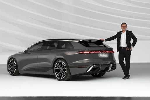 FOTO Audi: profit record și un nou concept electric care anunță lansarea noului A6 e-tron