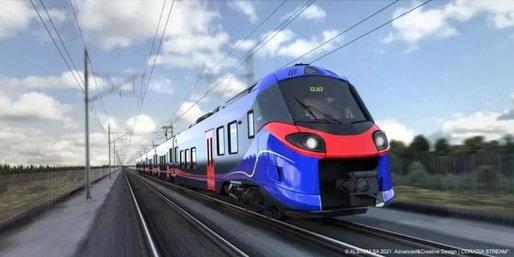 FOTO A fost semnat contractul cu Alstom, 20 de trenuri electrice vin în România. Cum arată și pe unde vor circula