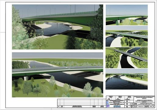 Podul peste Tisa, primul proiect strategic al județului Maramureș, de peste 168 mil. lei, intră în execuție