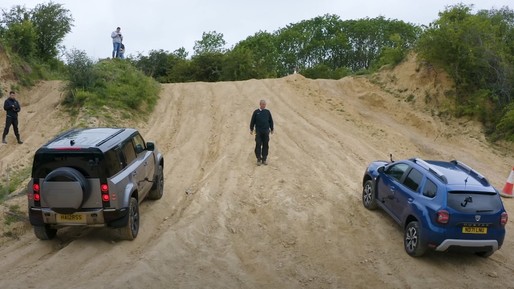 VIDEO Teste comparative dure pentru Dacia Duster: Land Rover Discovery și Suzuki S-Cross