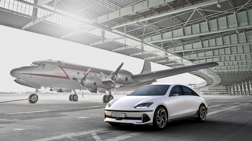 VIDEO & FOTO Hyundai a lansat noul model electric Ioniq 6, cu un design ce „fură” câte puțin de la marile mărci premium germane