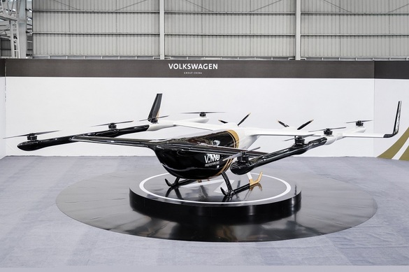 FOTO Volkswagen a prezentat drona de pasageri, ce țintește clienții bogați din China