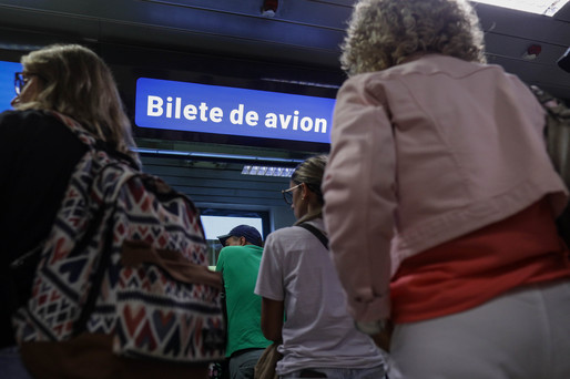 GALERIE FOTO Imaginile haosului din aeroportul Otopeni după ce Blue Air a suspendat toate cursele cu plecare din România 