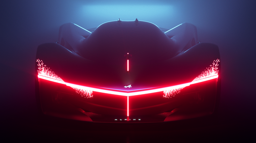 Brandul premium Alpine prezintă un nou concept-car inspirat din fenomenul Alpenglow