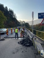 Se prelungesc restricțiile de circulație pe DN1 în zona Sinaia