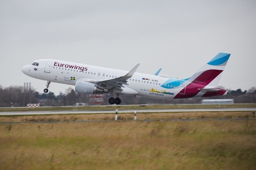 Piloții operatorului aerian Eurowings intră într-o grevă de trei zile. Compania a anunțat că peste jumătate dintre pasageri vor ajunge la destinație