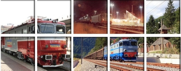 FOTO Nouă vagoane ale unui tren de marfă care transporta cărbune au deraiat, multe sunt răsturnate