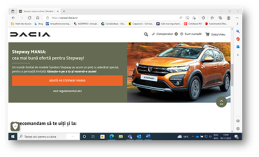 Dacia, record de mașini vândute online 