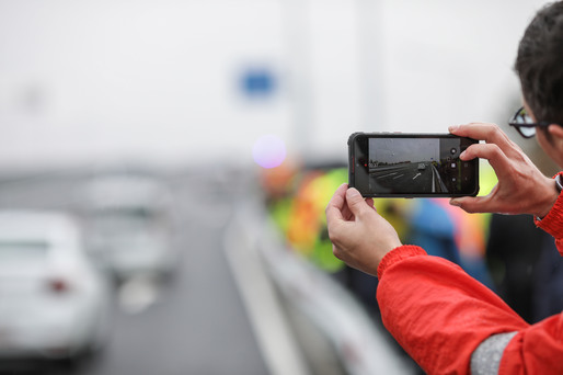 VIDEO&FOTO Pasajul Domnești a fost deschis circulației rutiere