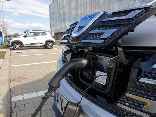Înmatriculările de mașini electrice din România au depășit 10% din piață